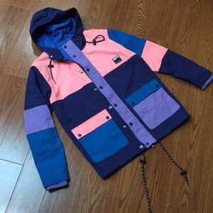 Lazy Oaf Womens XSmall retro RARE! Parka jacket